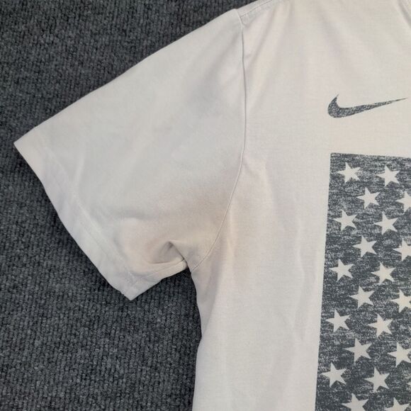 Nike Dri Fit T Shirt Mens Size Medium Team USA Olympics Gray Flag Graphic - Picture 5 of 12